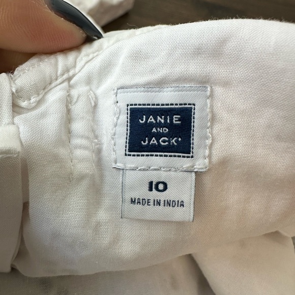 Janie and Jack Floral Eyelet Dress White (Size 10) - Picture 4 of 5